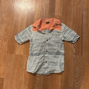 Boys button up short sleeve shirt
